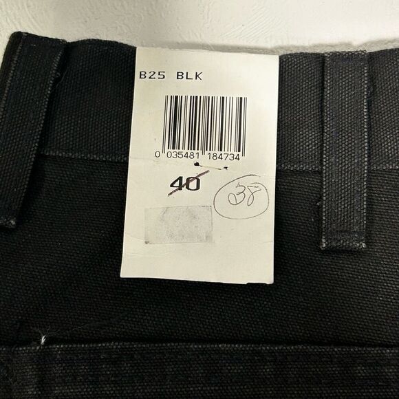 Carhartt Black Work Shorts | Size 38 (Altered from 40) | Rugged Canvas Carpenter - Picture 3 of 15